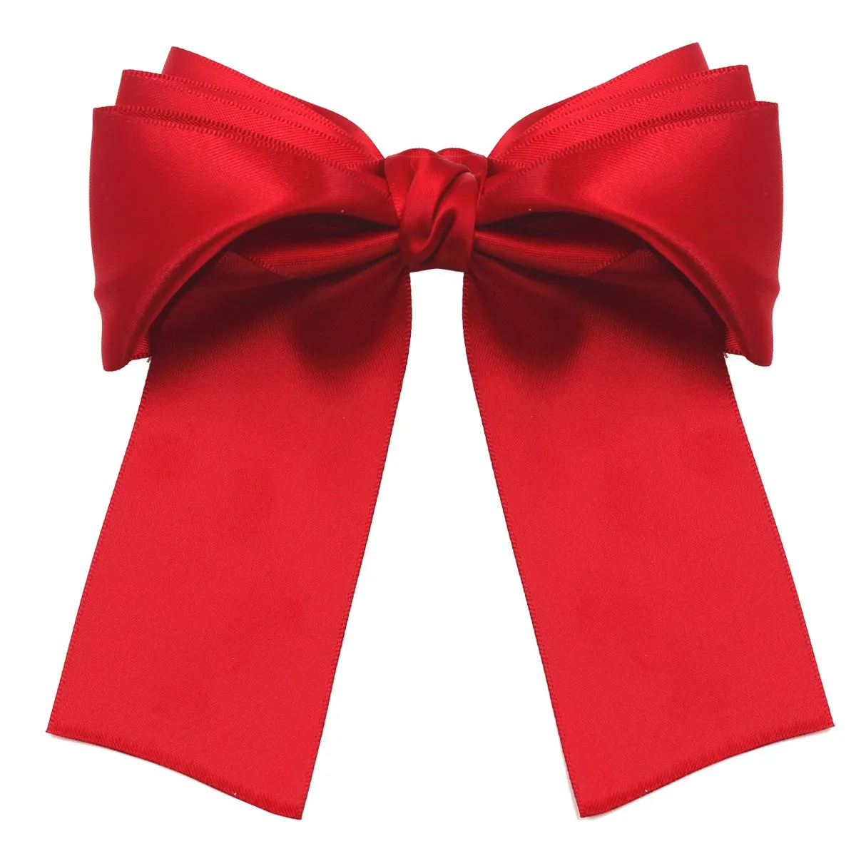 6 Pcs Large Big Huge Soft Silky Hair Bow Clip Lolita Party Oversize Handmade Girl French Barrette Style Hair Clips
