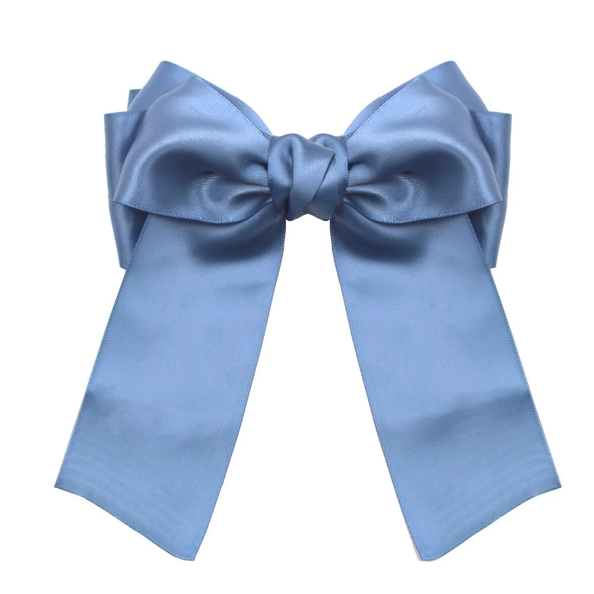 6 Pcs Large Big Huge Soft Silky Hair Bow Clip Lolita Party Oversize Handmade Girl French Barrette Style Hair Clips