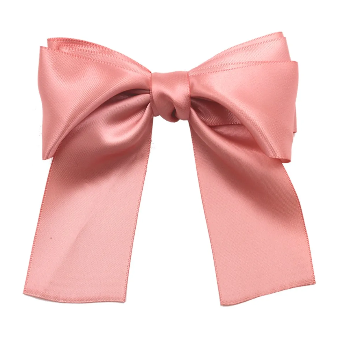 6 Pcs Large Big Huge Soft Silky Hair Bow Clip Lolita Party Oversize Handmade Girl French Barrette Style Hair Clips