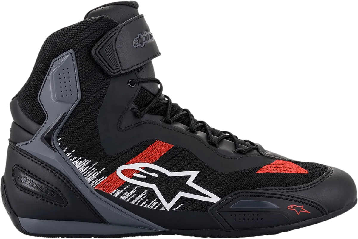 ALPINESTARS Faster-3 Rideknit Shoes - Black/Gray/Red - US 11.5 25103191165115