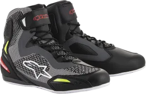 ALPINESTARS Faster-3 Rideknit Shoes - Black/Gray/Red/Yellow - US 9 251031913159