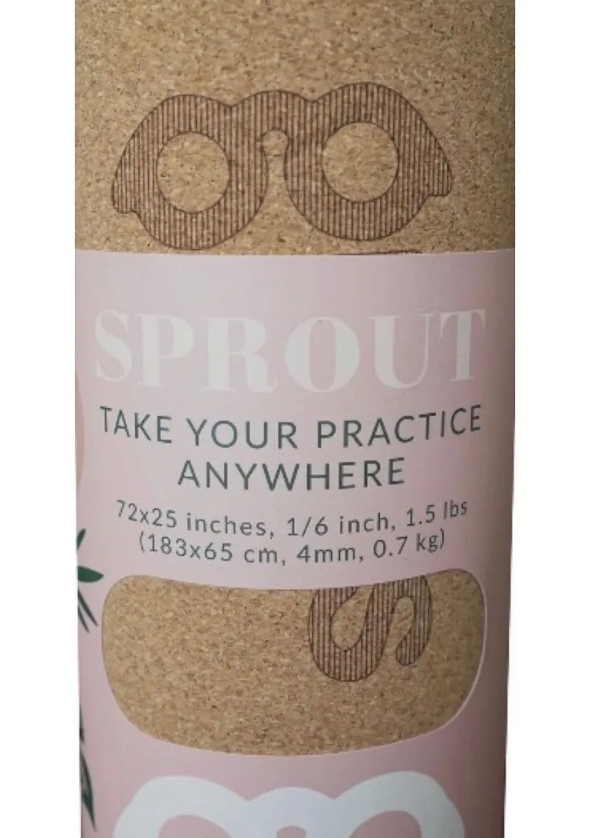 gurus Premium Cork Yoga Mat: LITE Lite