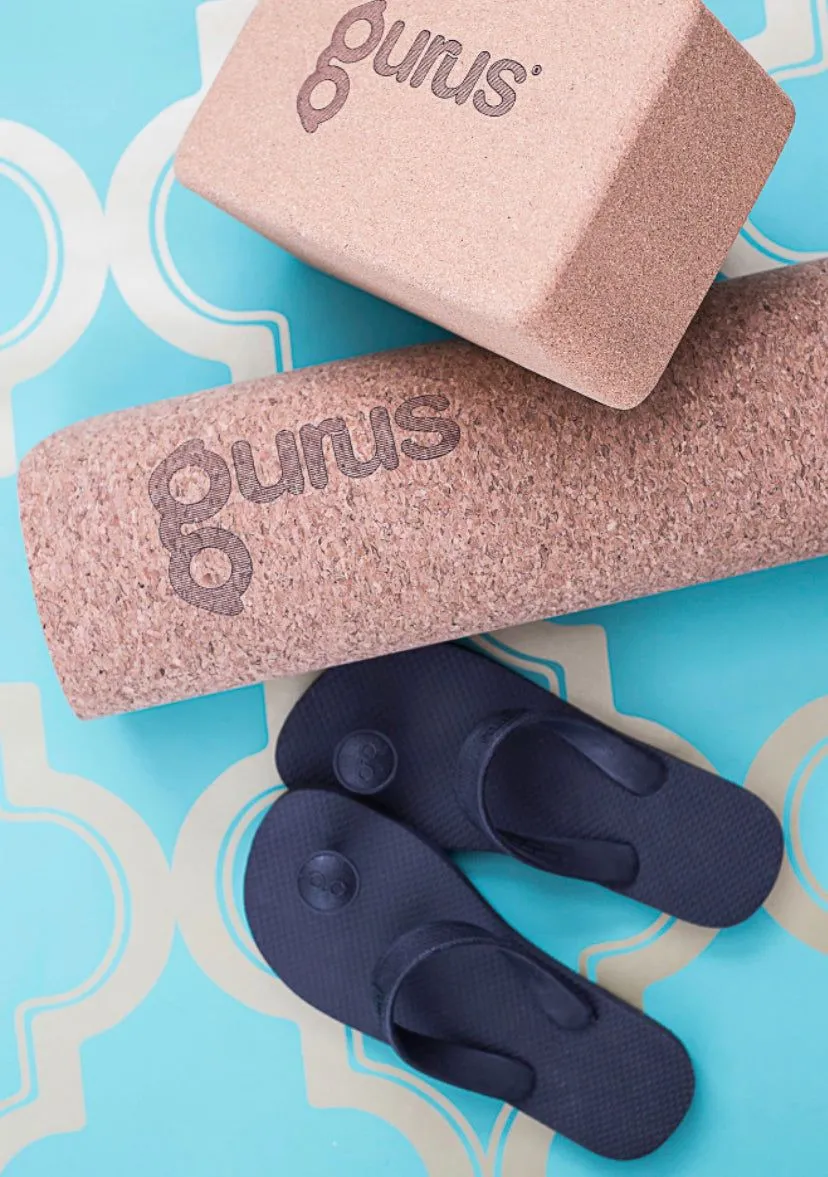 gurus Premium Cork Yoga Mat: LITE Lite
