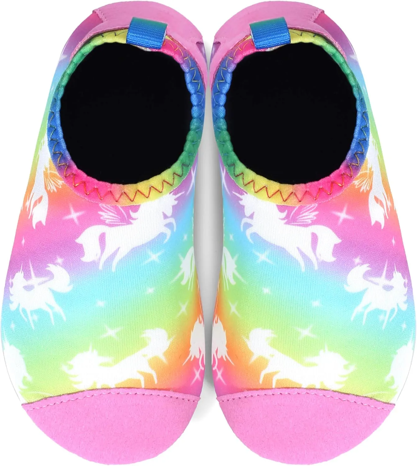 JIASUQI Kids Boys and Girls Summer Athletic Water Shoes Aqua Socks for Beach Swimming Pool