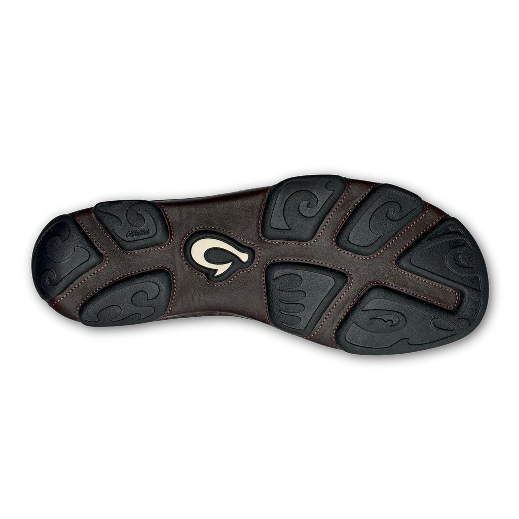 OLUKAI Moloā Leather Slip-On Shoes