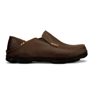 OLUKAI Moloā Leather Slip-On Shoes