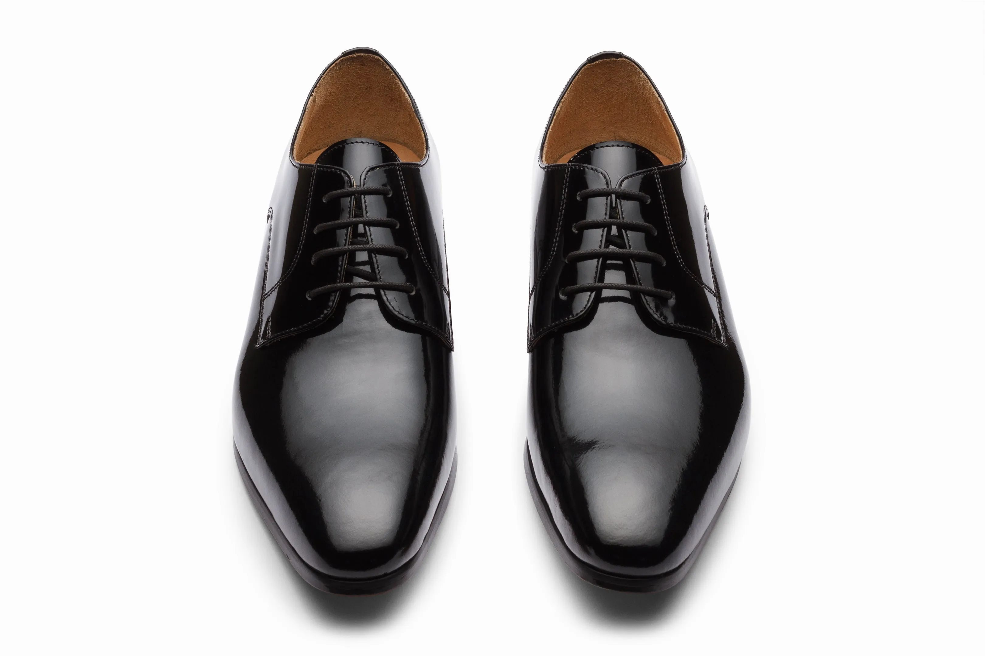 Plain Derby - Patent Black