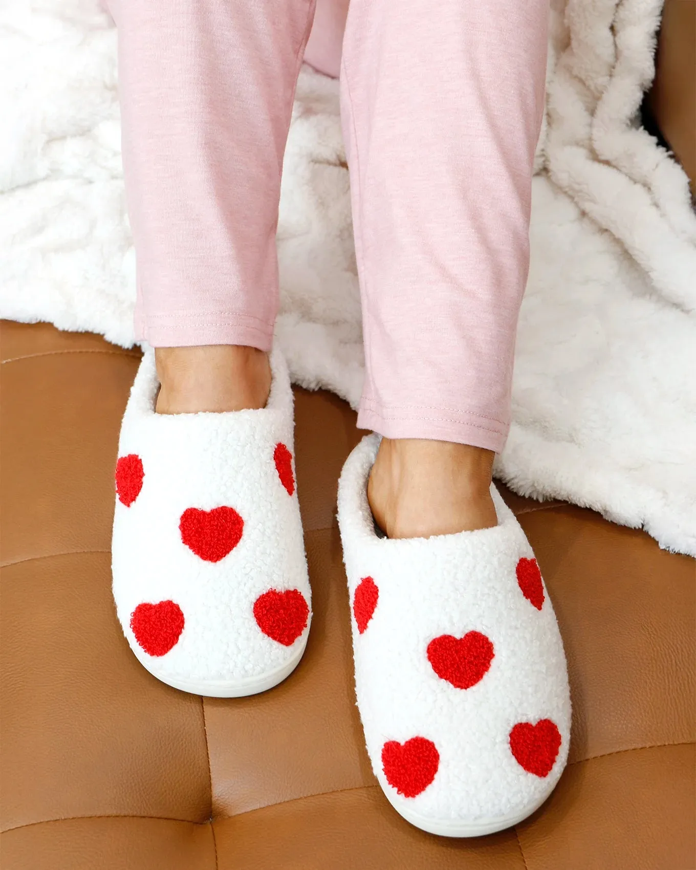 Red Heart Slippers