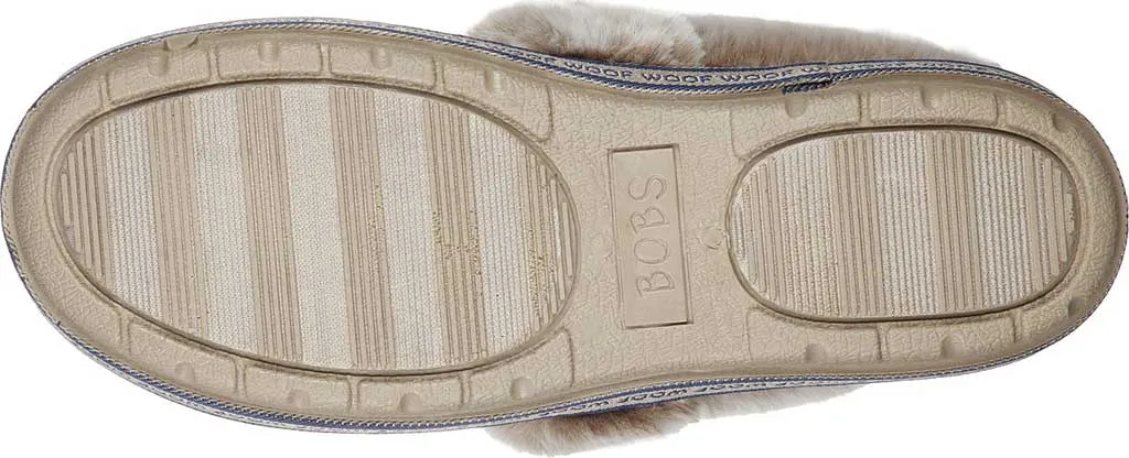 Skechers Womens Bobs Too Cozy Dog Slippers - Taupe