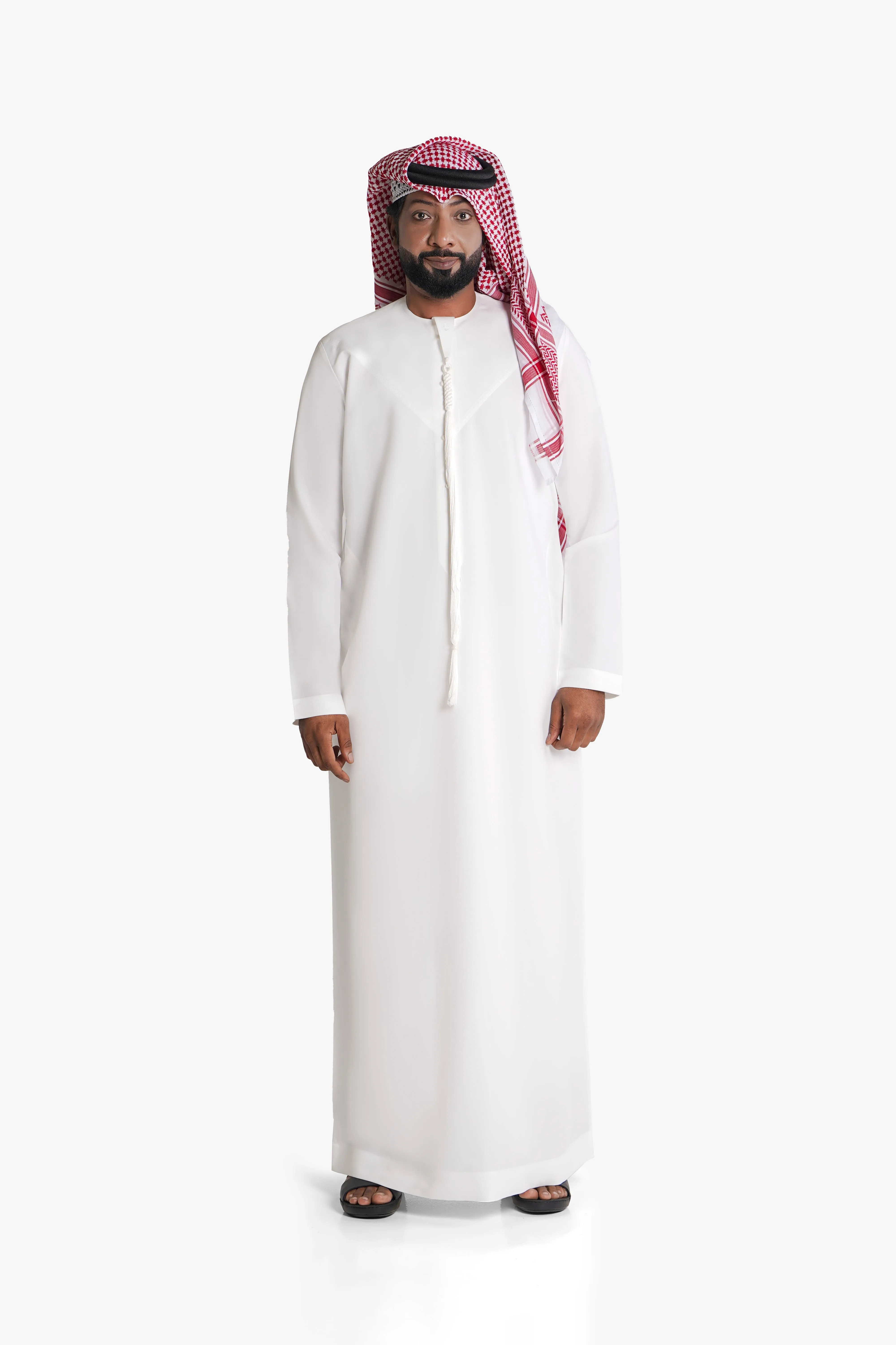 Telal Classic Arabic Kandura | Traditional UAE Design with Premium Japan Fabric - White Gold Edition