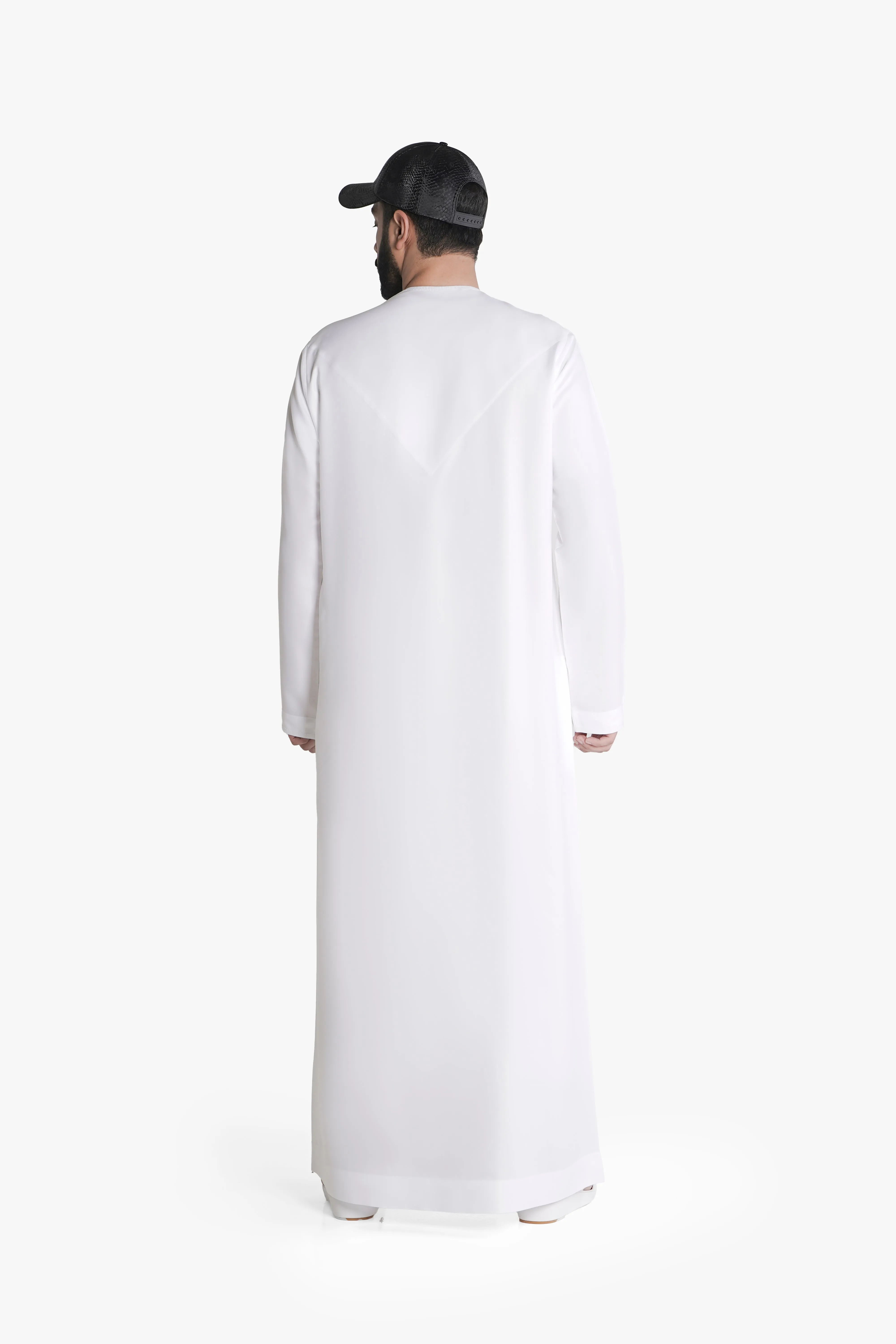 Telal Classic Kandura | Traditional UAE Arabic kandora Design with Premium Japan Fabric | Pearl White Edition