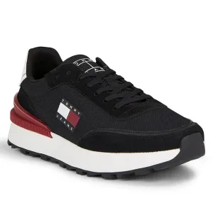 Tommy Hilfiger Jeans TJM Technical Runner Sneakers EM0EM02275-BLKRED TOM108