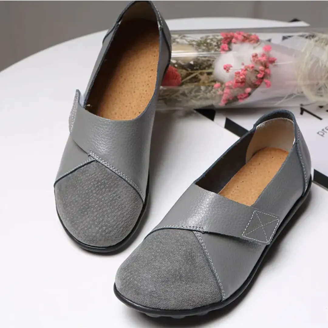 Uniqcomfy Wide Toe Box & Wide Size Leather Moccasin - Loved Colors
