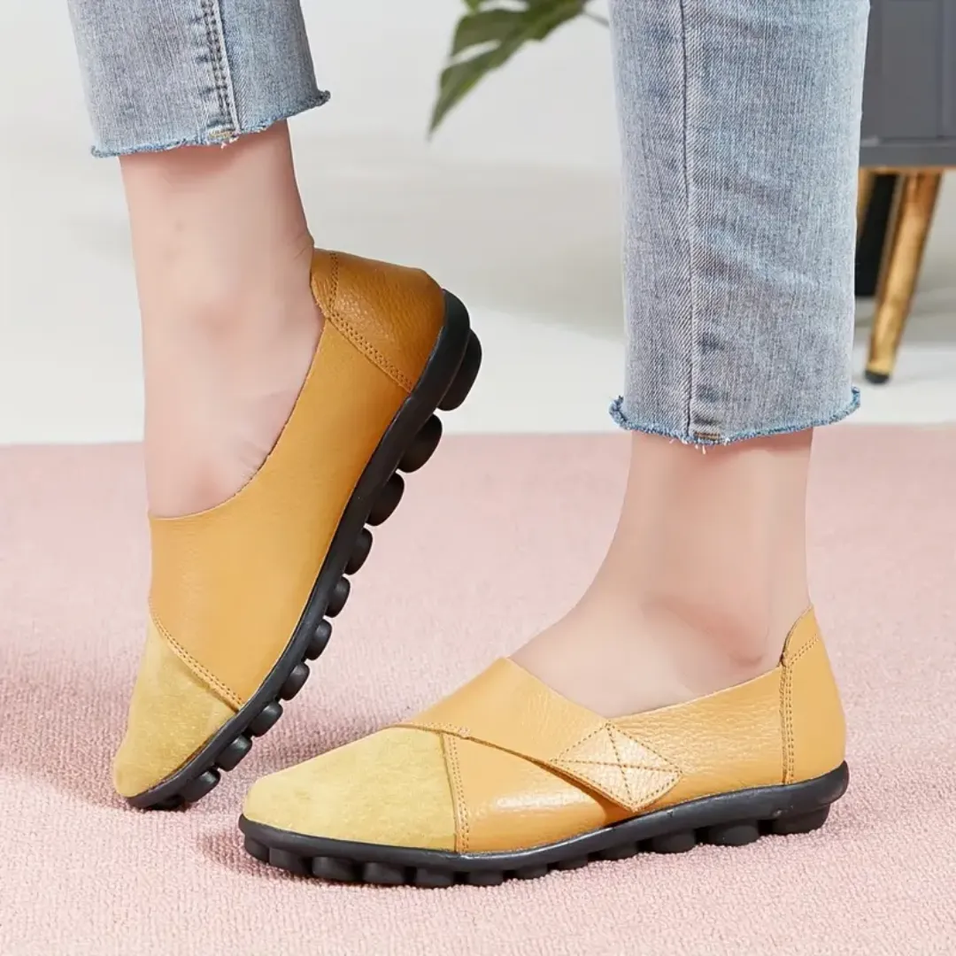 Uniqcomfy Wide Toe Box & Wide Size Leather Moccasin - Loved Colors