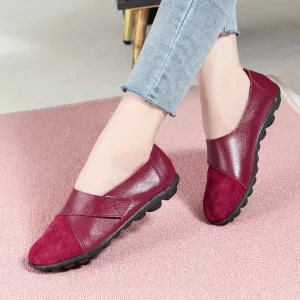 Uniqcomfy Wide Toe Box & Wide Size Leather Moccasin - Loved Colors