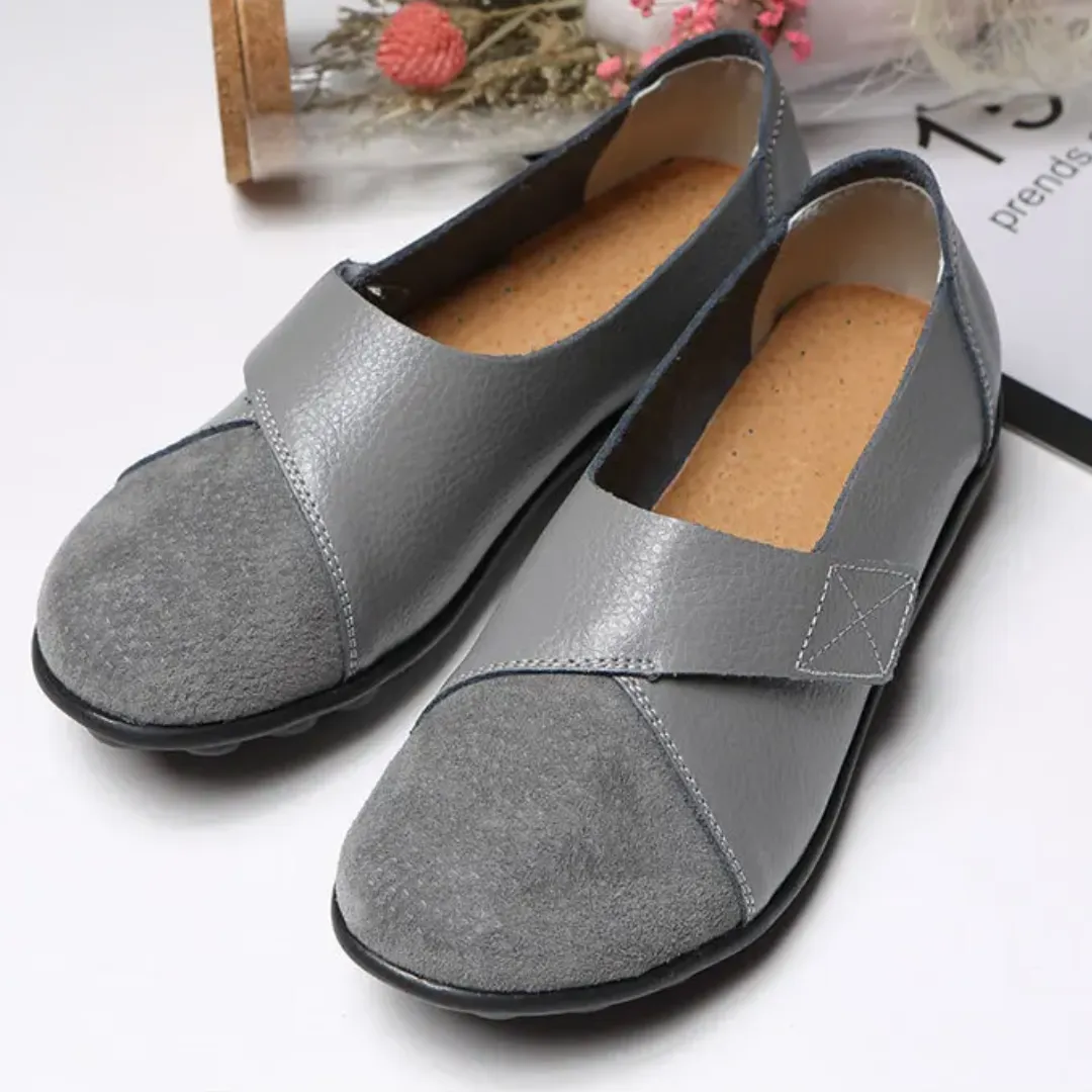 Uniqcomfy Wide Toe Box & Wide Size Leather Moccasin - Loved Colors