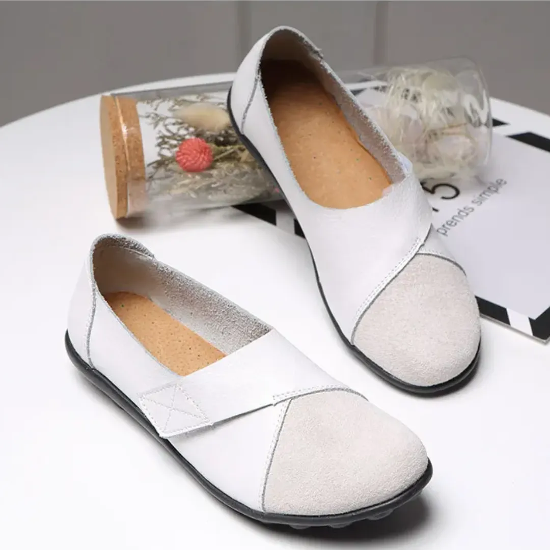 Uniqcomfy Wide Toe Box & Wide Size Leather Moccasin - Loved Colors