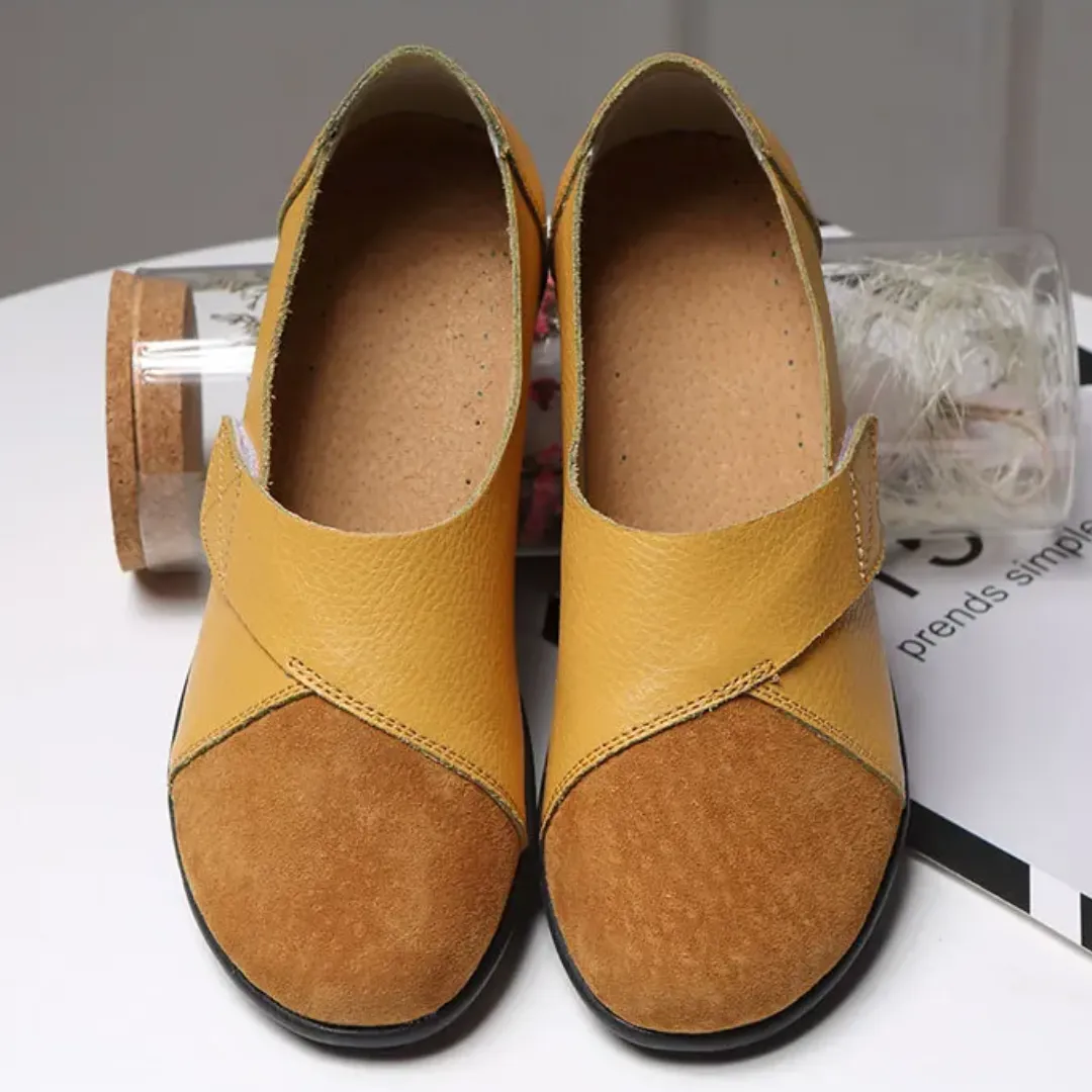 Uniqcomfy Wide Toe Box & Wide Size Leather Moccasin - Loved Colors