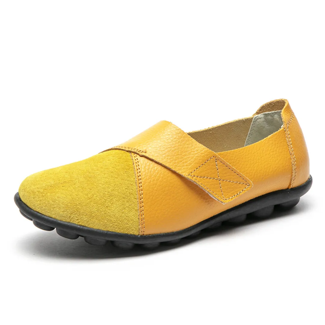 Uniqcomfy Wide Toe Box & Wide Size Leather Moccasin - Loved Colors