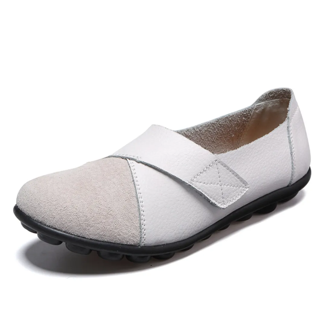 Uniqcomfy Wide Toe Box & Wide Size Leather Moccasin - Loved Colors