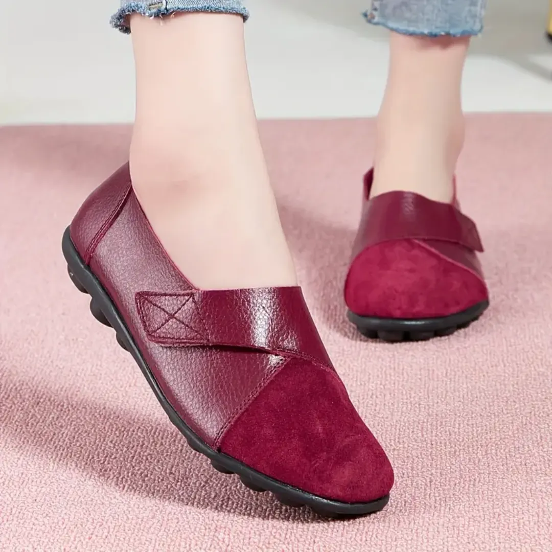 Uniqcomfy Wide Toe Box & Wide Size Leather Moccasin - Loved Colors
