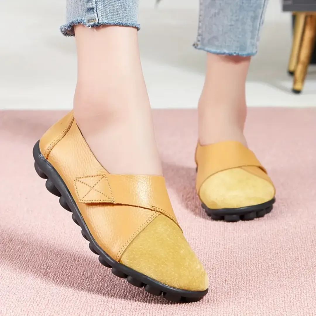 Uniqcomfy Wide Toe Box & Wide Size Leather Moccasin - Loved Colors