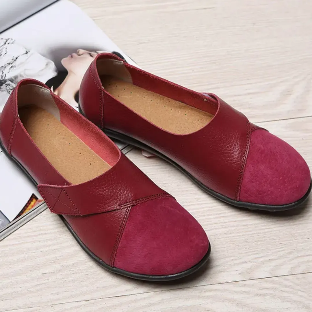 Uniqcomfy Wide Toe Box & Wide Size Leather Moccasin - Loved Colors