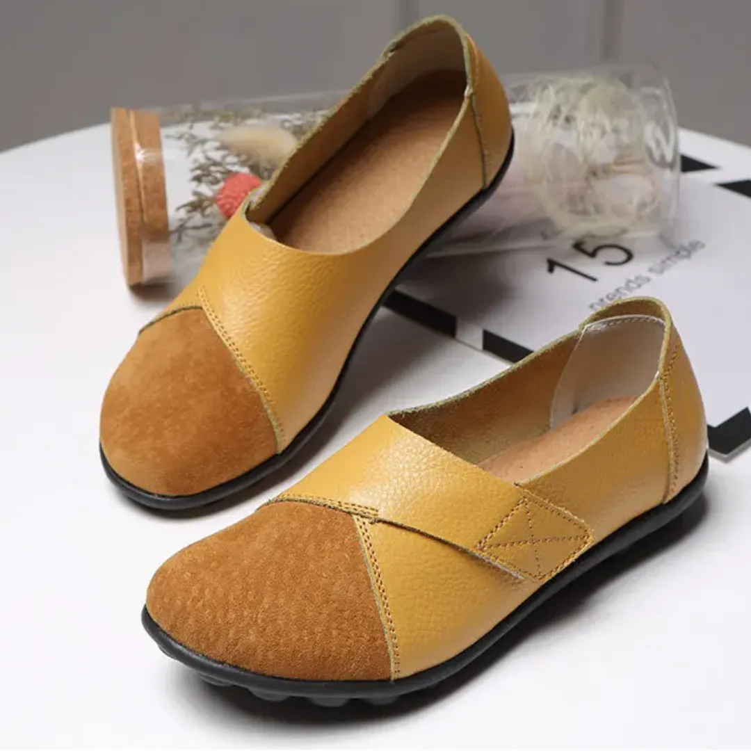 Uniqcomfy Wide Toe Box & Wide Size Leather Moccasin - Loved Colors