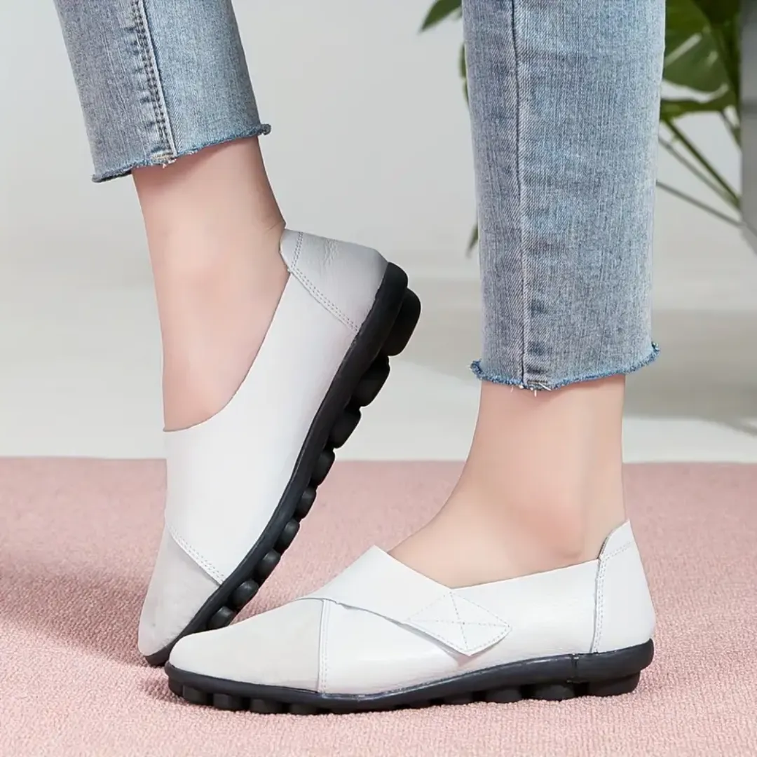 Uniqcomfy Wide Toe Box & Wide Size Leather Moccasin - Loved Colors
