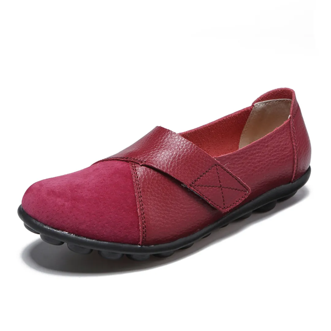 Uniqcomfy Wide Toe Box & Wide Size Leather Moccasin - Loved Colors