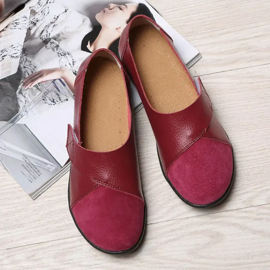 Uniqcomfy Wide Toe Box & Wide Size Leather Moccasin - Loved Colors