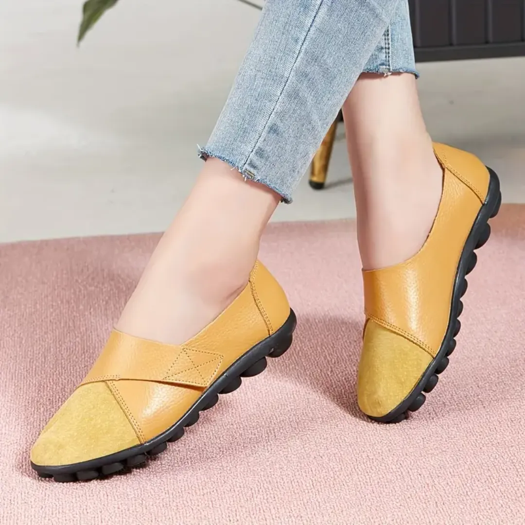Uniqcomfy Wide Toe Box & Wide Size Leather Moccasin - Loved Colors