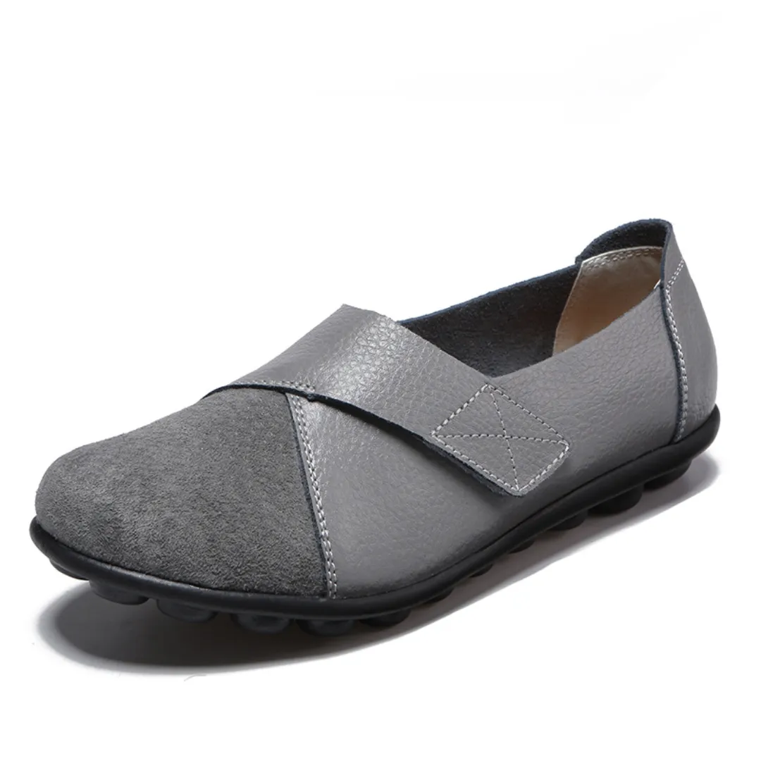 Uniqcomfy Wide Toe Box & Wide Size Leather Moccasin - Loved Colors