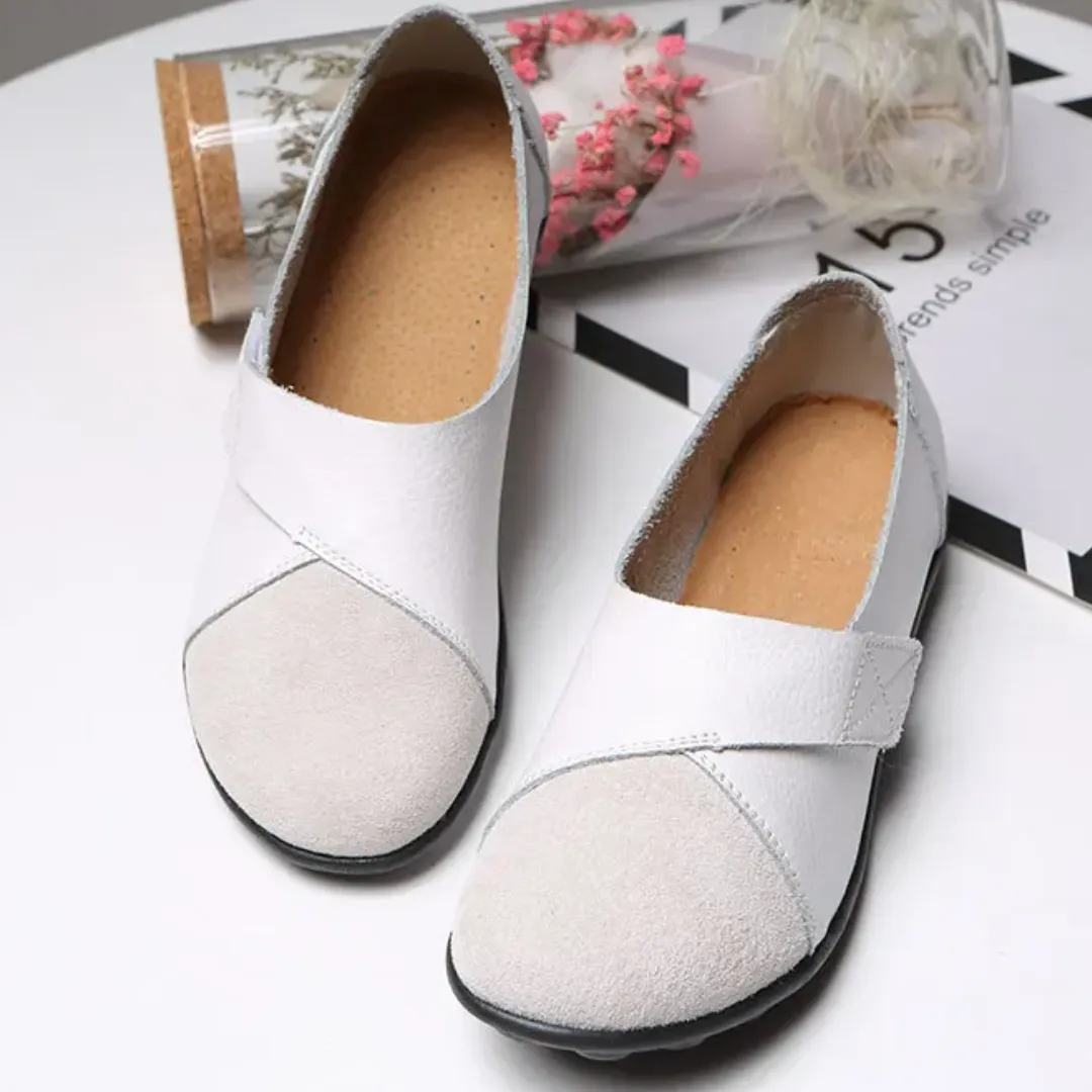 Uniqcomfy Wide Toe Box & Wide Size Leather Moccasin - Loved Colors