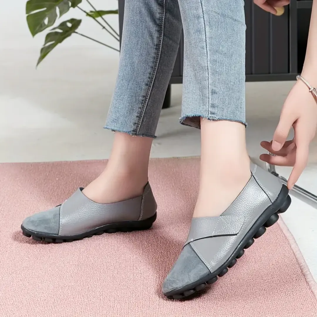 Uniqcomfy Wide Toe Box & Wide Size Leather Moccasin - Loved Colors