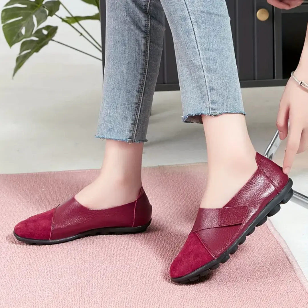 Uniqcomfy Wide Toe Box & Wide Size Leather Moccasin - Loved Colors