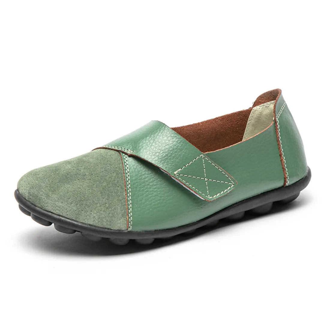 Uniqcomfy Wide Toe Box & Wide Size Leather Moccasin - New Colors